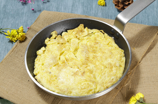 虾皮豆腐煎鸡蛋