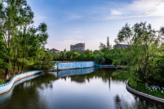 长春长影世纪城景区建筑和景观