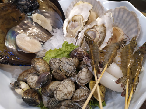 海鲜拼盘