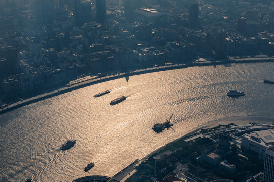 上海黄浦江沿岸风光