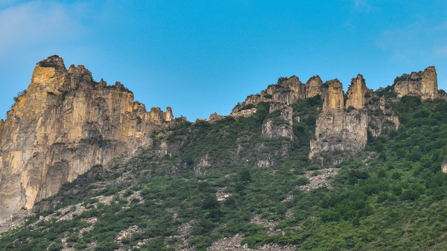 太行山山水画素材