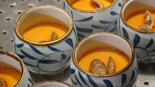 海鲜贝壳扇贝糕点