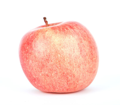 白背景上的红苹果