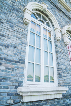 欧洲传统古典特色古建筑窗户