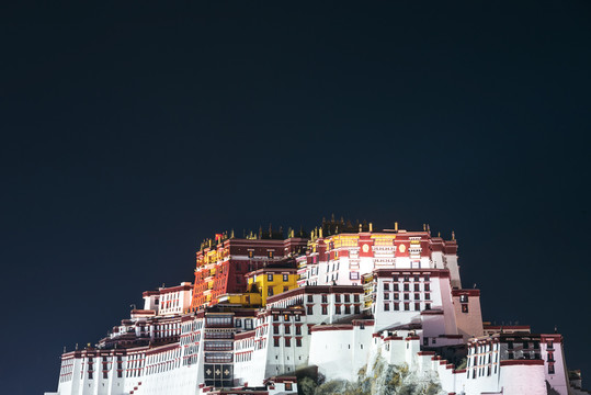 中国西藏拉萨布达拉宫风光