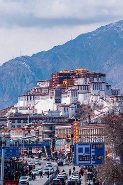 中国西藏布达拉宫风光