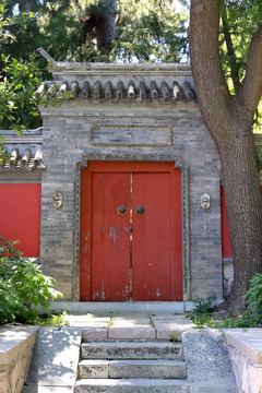 北京植物园卧佛寺