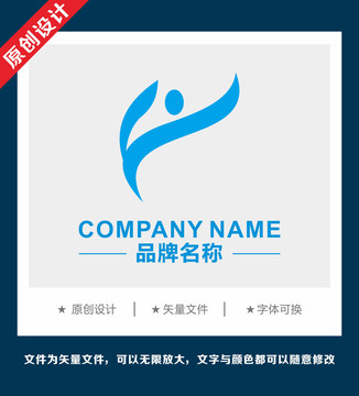 Y舞蹈字母logo