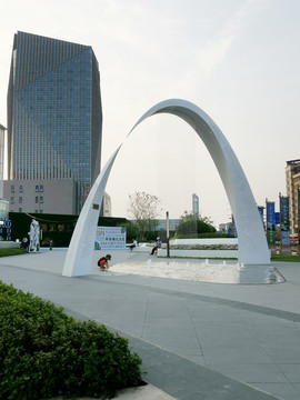 音乐广场雕塑