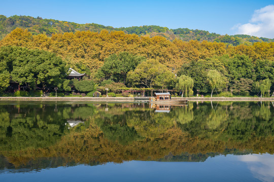 杭州西湖秋景