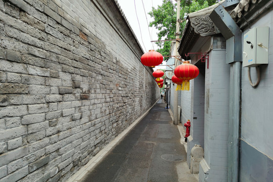北京后海夹道