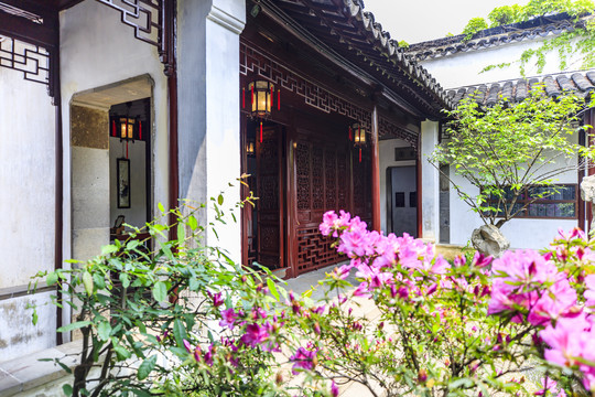 苏州留园石林小院