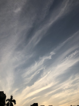 傍晚的天空