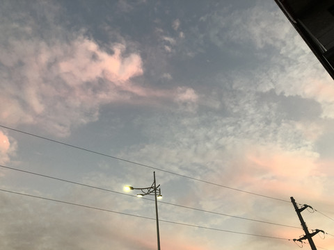 傍晚的天空