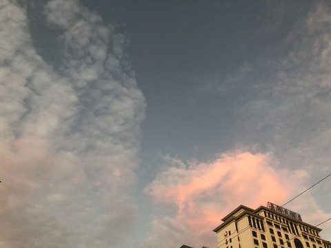 傍晚的天空