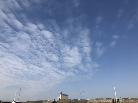 蓝天白云天空云彩