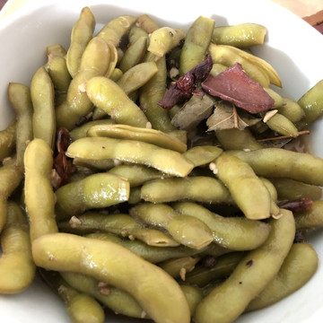 凉拌盐焗毛豆