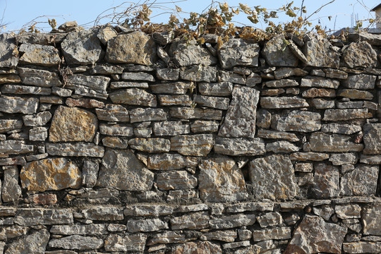 石墙石砖墙背景