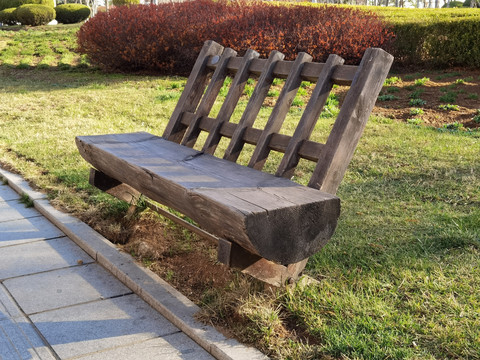 公园木椅子