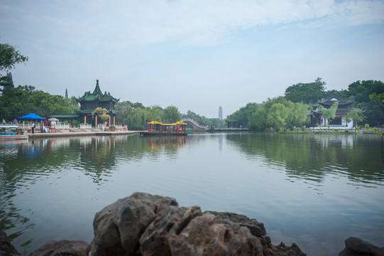 扬州瘦西湖水景