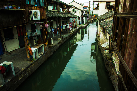 安昌古镇民居河道