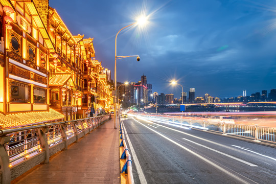 重庆渝中区洪崖洞夜景