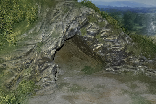 古代人类山洞场景还原