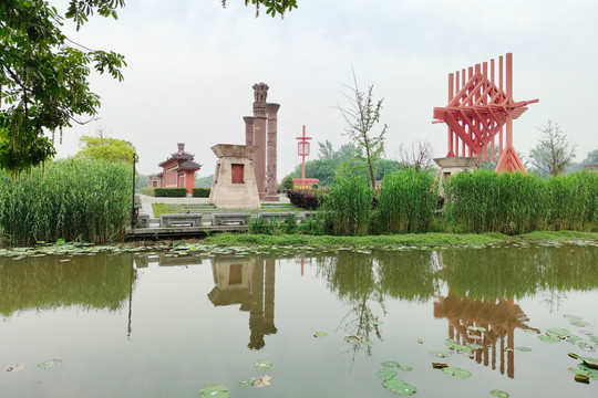 镇江金山寺阿育王柱