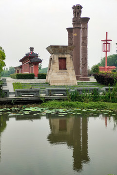 镇江金山寺阿育王柱