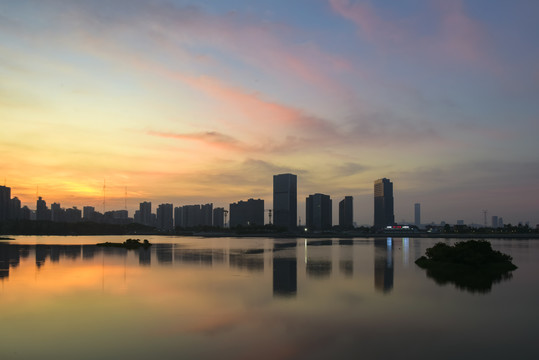 厦门海沧湖晨曦