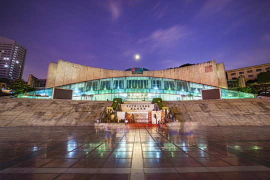 重庆三峡博物馆夜景