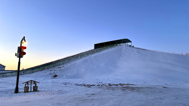 冬季雪原