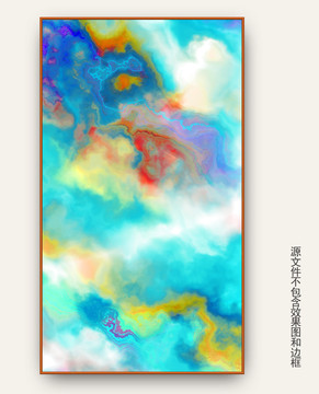 抽象油画