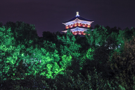 乌鲁木齐红山夜景