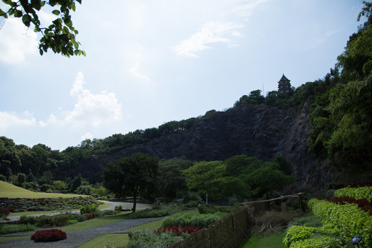 辰山植物园矿坑花园