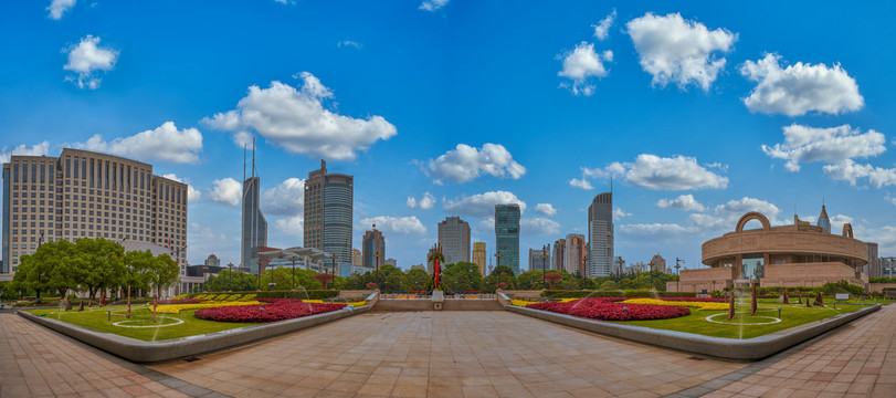 上海人民广场高清宽幅