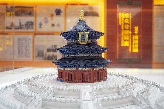 北京天坛祈年殿模型