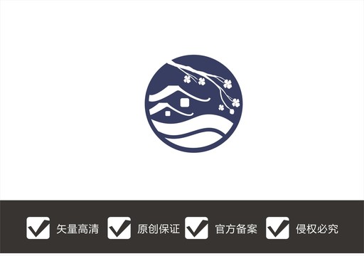 日式山水logo