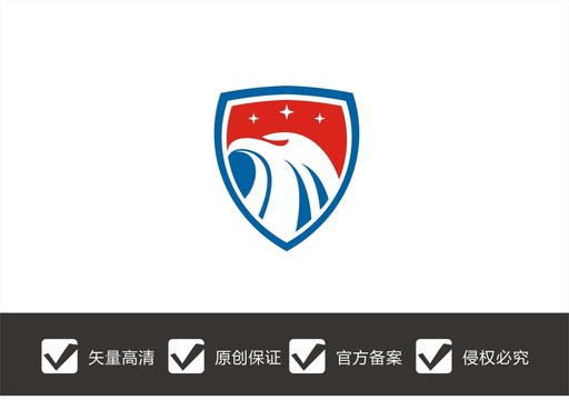 鹰盾牌logo