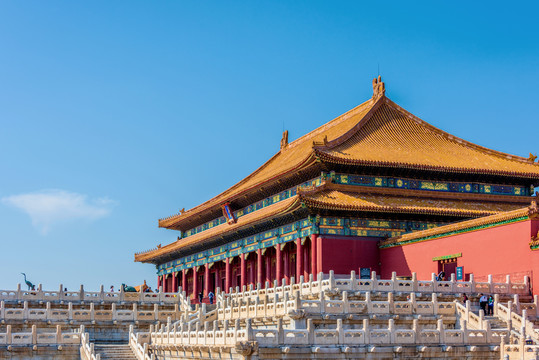 中国首都北京故宫太和殿