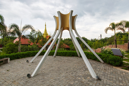南宁园博园马来西亚皇冠雕塑