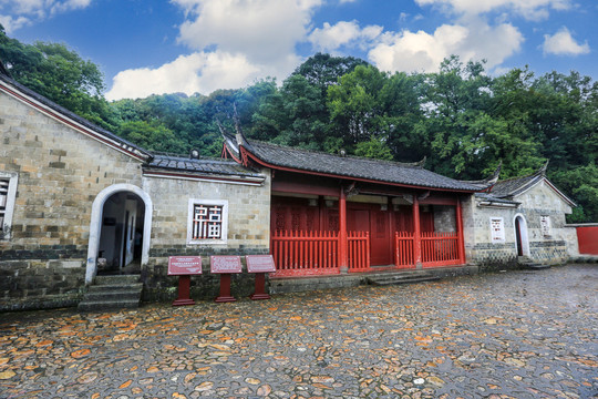 福建龙岩古田会议会址外景