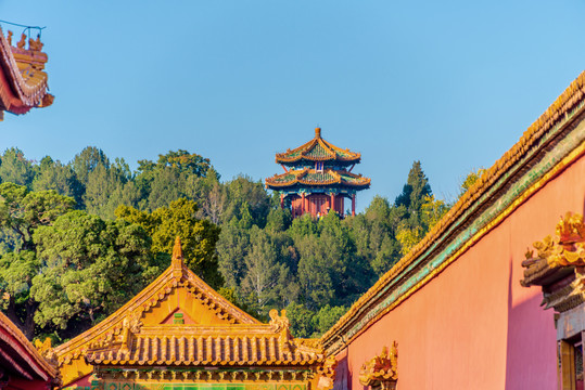 中国首都北京故宫东六宫