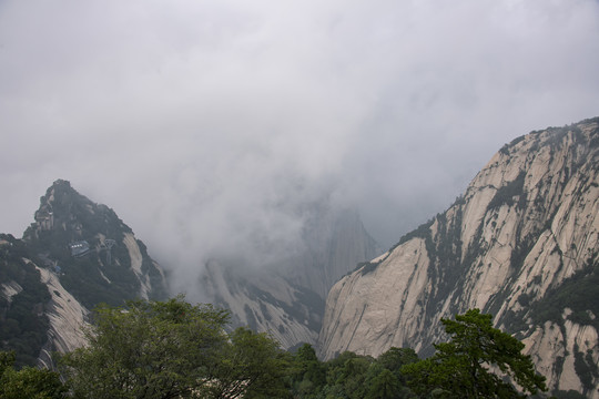 中国陕西华山北峰风光