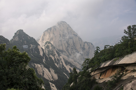 中国陕西华山北峰风光