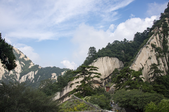 中国陕西华山北峰风光