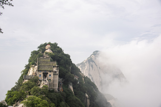 中国陕西华山北峰风光