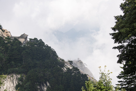 中国陕西华山东峰风光