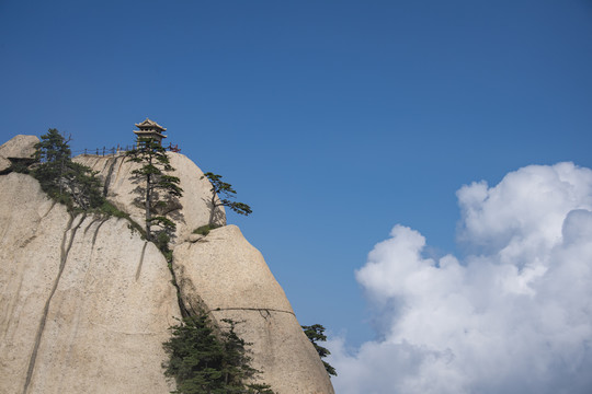 中国陕西华山东峰风光