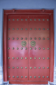 中国陕西西安华清宫传统大红门